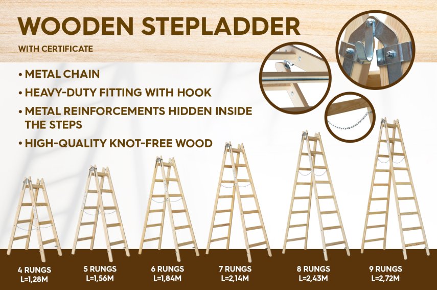 <p>WOODWN STEPLADDER CE</p>