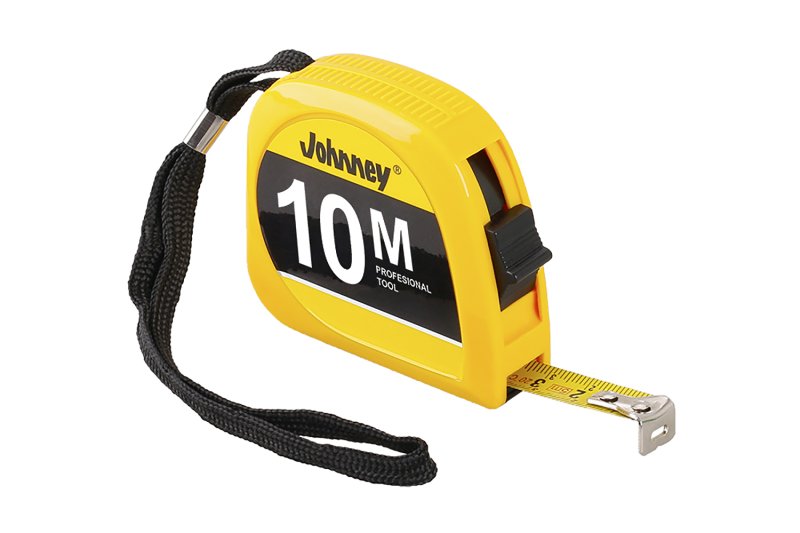 Metr svinovací JOHNNEY KDS 10mx25mm 0.36 Kg  DÍLNA Sklad16 11008 100