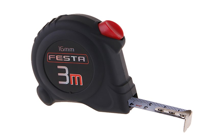 Metr svinovací FESTA Autolock 3mx16mm 0.106 Kg  DÍLNA Sklad16 11333 100