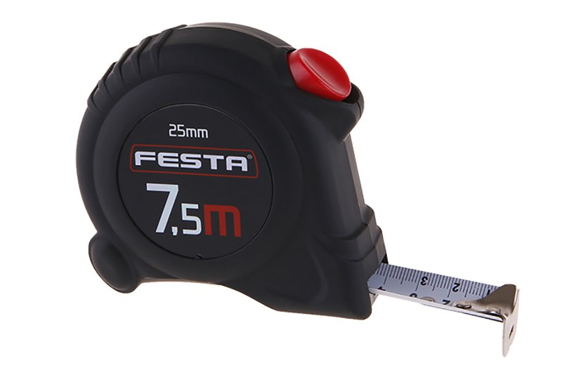 Metr svinovací FESTA Autolock 7.5mx25mm 0.303 Kg  DÍLNA Sklad16 11337 100