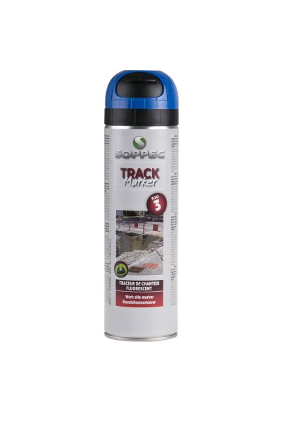 Sprej značkovací fluores. TrackMarker, modrý, 500ml, 3M, SOPPEC 13249