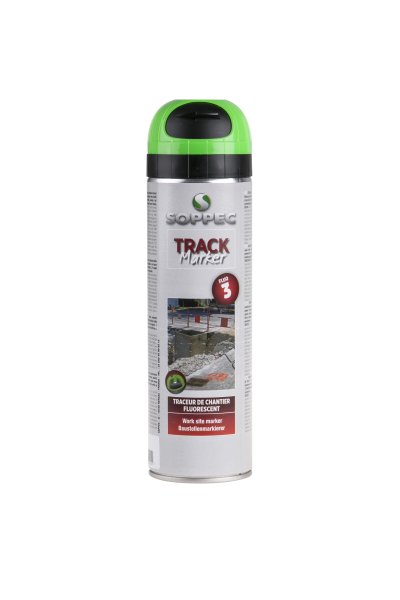 Sprej značkovací fluores. TrackMarker, zelený, 500ml, 3M, SOPPEC 13253