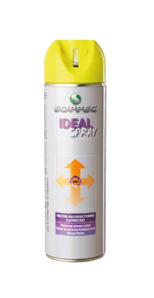 Sprej fluorescenční IDEAL 12M žlutý 500ml 0.468 Kg  DÍLNA Sklad16 13255 100