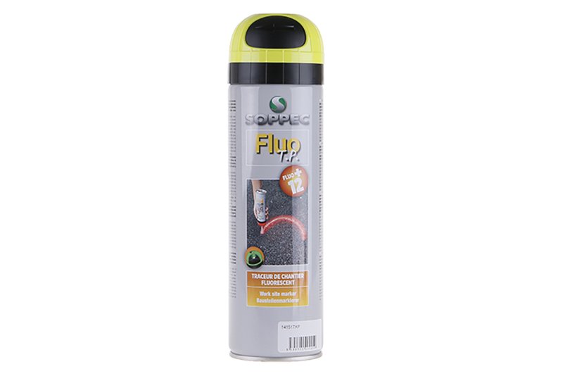 Sprej značkovací fluores. FLUO, žlutý 500ml, 12M, SOPPEC 13350