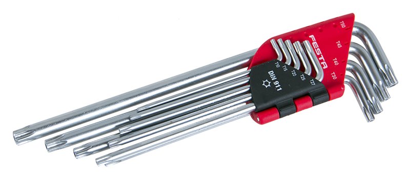 Sada torx 1.5-10mm 9ks CrVa long FESTA