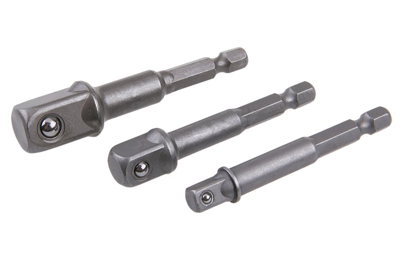 Sada adaptérů do vrtačky 1/4", 3/8", 1/2" 0.106 Kg  DÍLNA Sklad16 18604 100