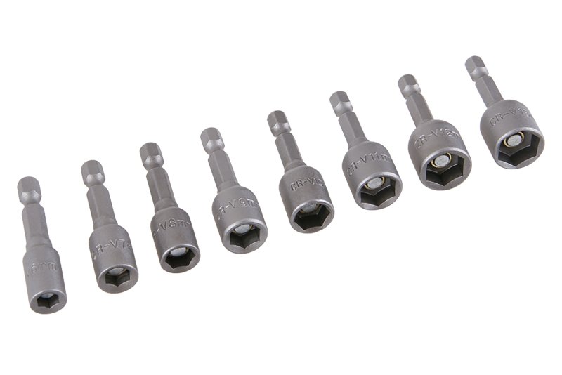 Sada adaptérů 1/4" 6, 7, 8, 9, 10, 11, 12, 13mm