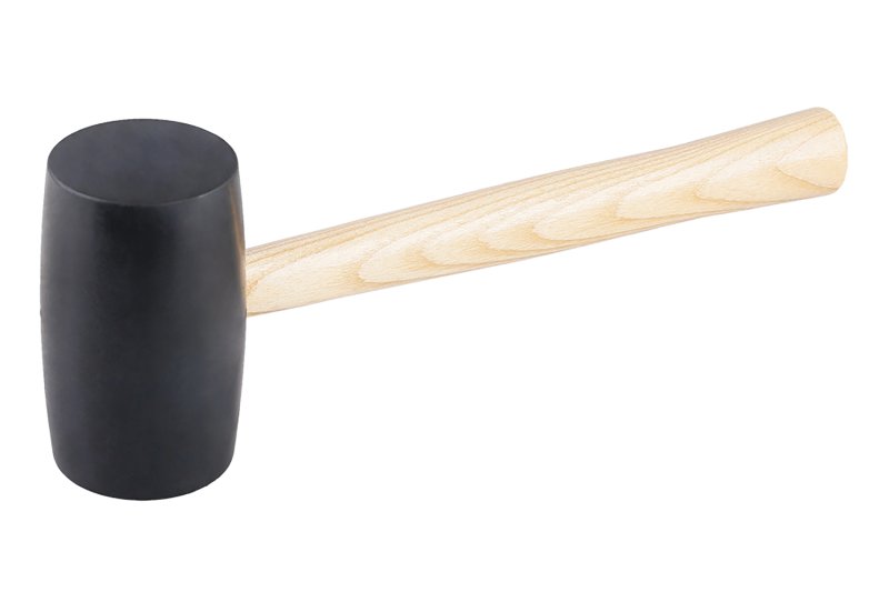 Gumová palice 65mm, dřevo