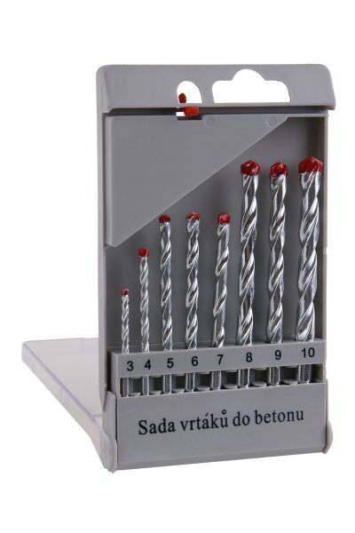 Sada vidiovch vrtk 8ks 3-10mm,PVC