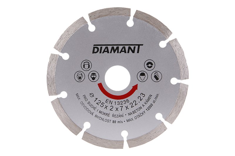Kotouč diamantový DIAMANT 125x2x22.2mm segment