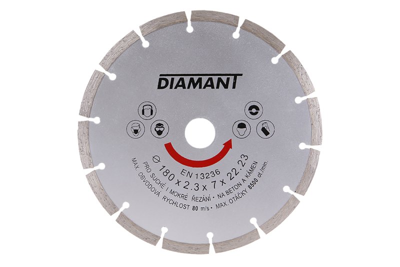 Kotouč diamantový DIAMANT 180x2. 3x22. 2mm segment
