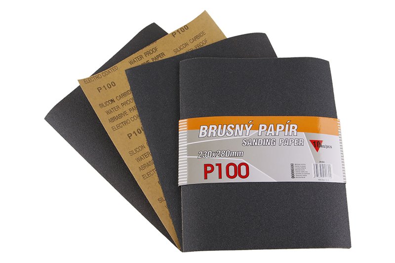 Papr brusn 230x280mm P100 10ks Waterproof