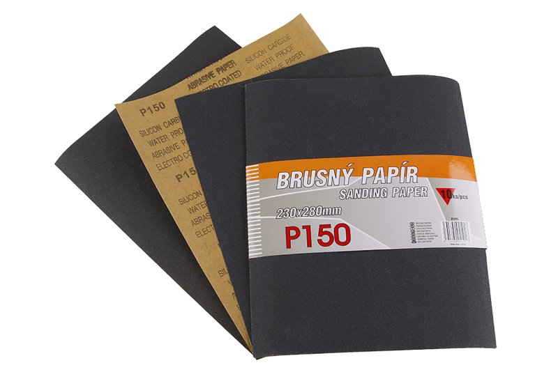 Papr brusn 230x280mm P150 10ks Waterproof