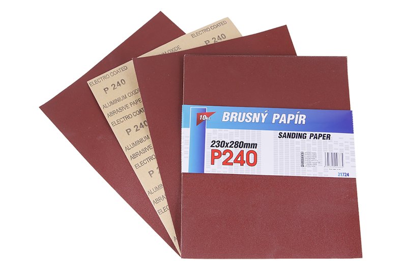 Papr brusn 230x280mm P240 10ks