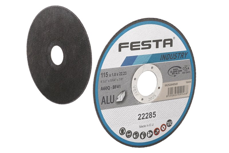 Kotouč řezný FESTA INDUSTRY na hliník 115x1x22.2mm 0.024 Kg  DÍLNA Sklad16 22285 100