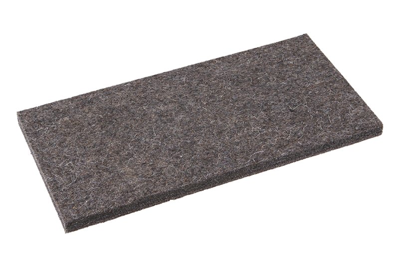 Plst černá náhradní 250x130x10mm 0.088 Kg  DÍLNA Sklad16 34221 100