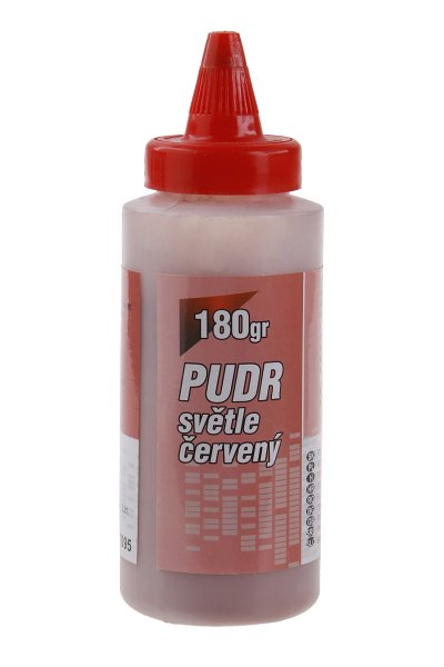 Pudr 180g světle červený 0.196 Kg  DÍLNA Sklad16 37095 100