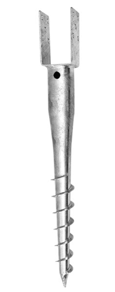 Zemní vrut - patka U 90x60x100 tl.4mm